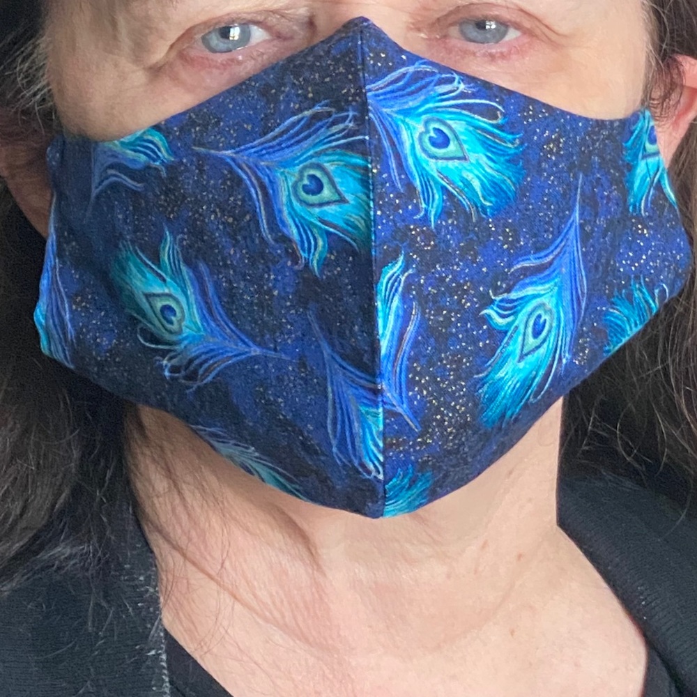 NIP Peacock Feathers Mask